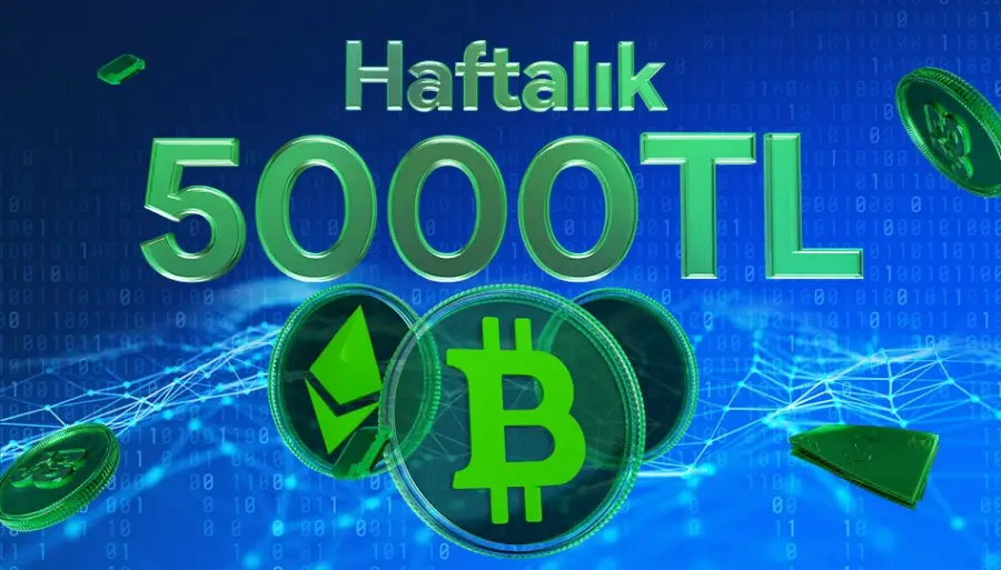 Haftalık 5.000₺ Kripto Bonusu